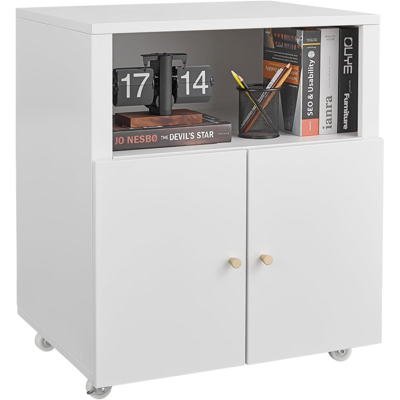 60cm Wide File Cabinet, White