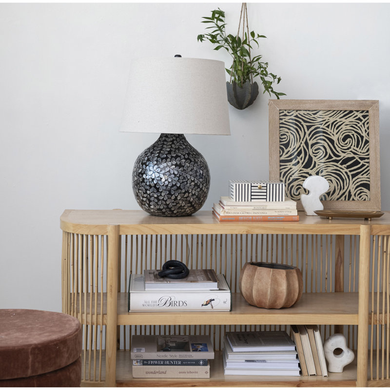 Boîte de rangement en plastique Jona, Noir