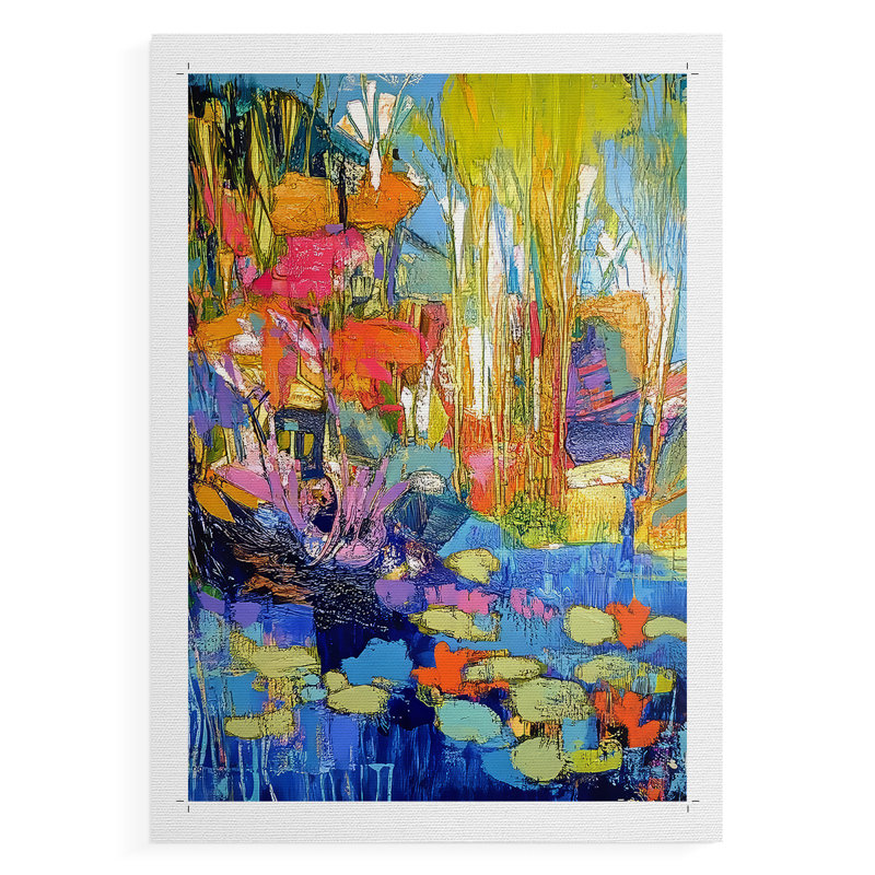 Série FLORAL DCVII - Impression sur toile seulement - NON CADRE, H 18 po x l 12 po
