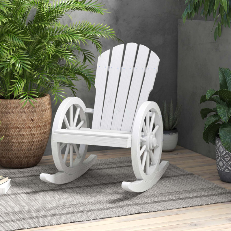 Chaise berçante Adirondack Outsunny