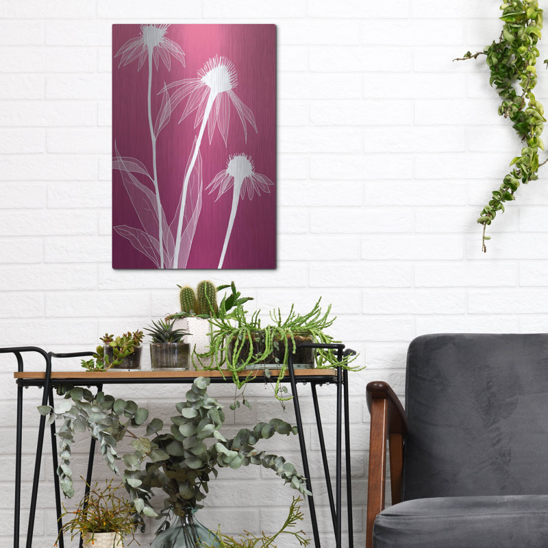 "Floral 5" par GraphINC, H 16 po x l 12 po