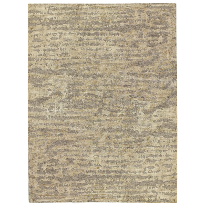 Designers Reserve Geometric Area Rug in Gold/Neutral/Taupe, Rectangle 2' x 3'