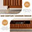 102'' Brown Walnut Finish Entertainment Center With Bookshelves For 55/65/70/75 inch TV, Mid Century Modern Wood Media Console With 78.7" Fluted Splayed Leg TV Stand And 4-Tier Lights Glass Display Hutch With Storage For Living Room Bedroom-357668121