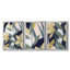 Flores Noche II - Toile tendue avec châssis sur mesure - 3 pièces-372339874-372339878