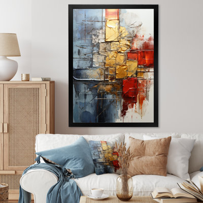 " Gold Red Collage Serenade "
