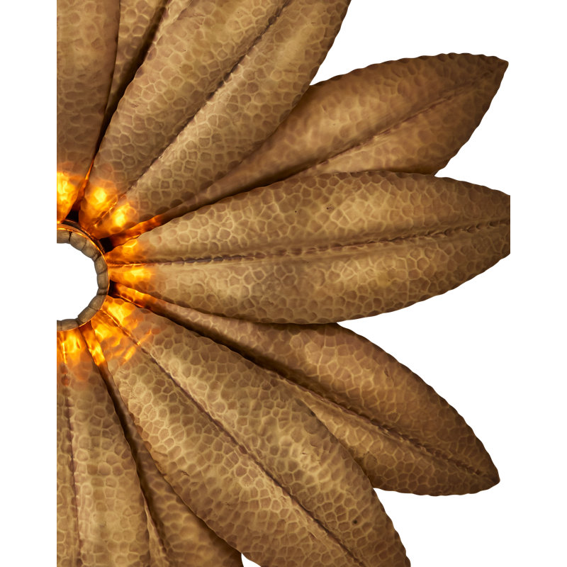 Alithea Solid Brass Flush Mounted Sconce