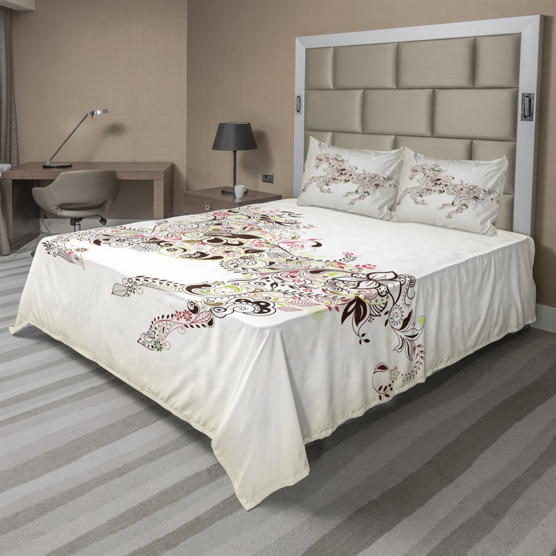 Microfiber Sheet Set, Full Sheet Set with Fitted Sheet and 2 Pillowcases