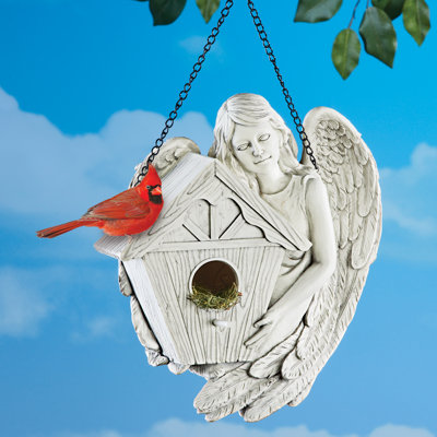 Jovi 15.25'' H x 9.75'' W x 5'' D No Additional Durabilit Birdhouse