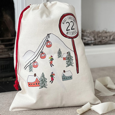 Sky Scene Personalised Santa Sack