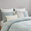 Full/queen Size Cotton Duvet, Stripe And Reverse With Inside Tie Design 3 Piece Bedding For Full/queen, Diamond Print Corner Ties