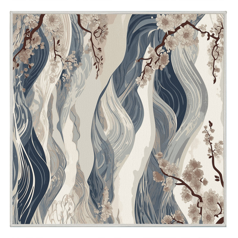 Blush Skyline Rug, Square 8'