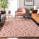 Premium Machine Washable Cerrito Salmon Rug