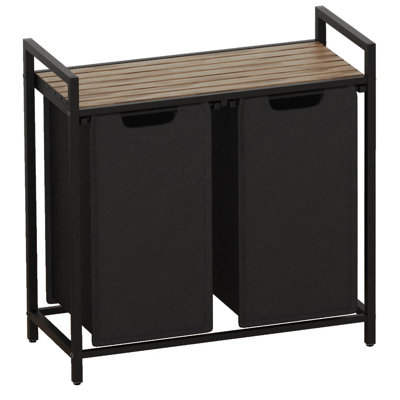 Doulgas 2 Removable 12.1-Gallon Liners Laundry Hamper