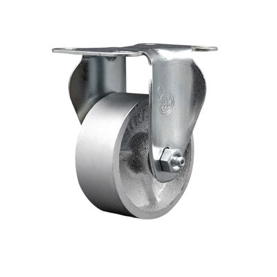 Semi-Steel Cast Iron Rigid Top Plate Caster