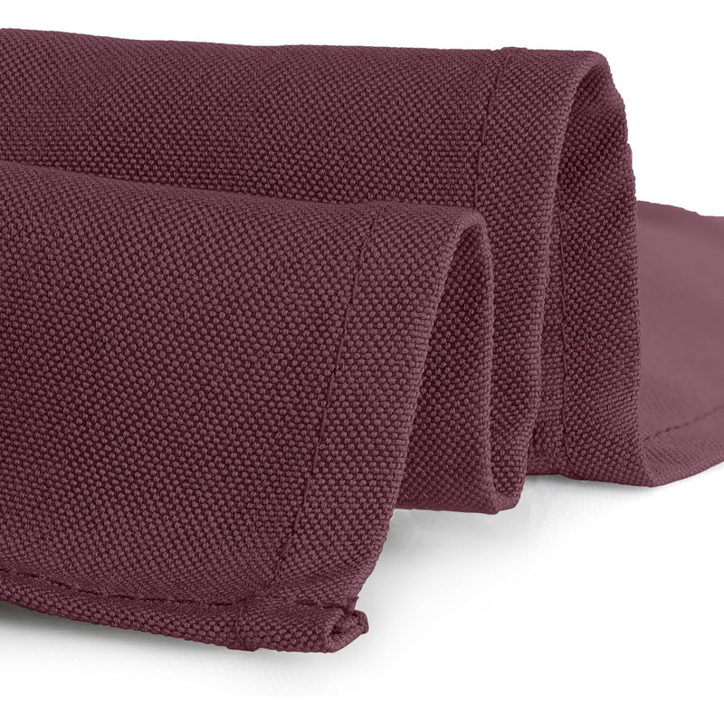 Alyea Dining Linens, 30" W x 42" L, Burgundy