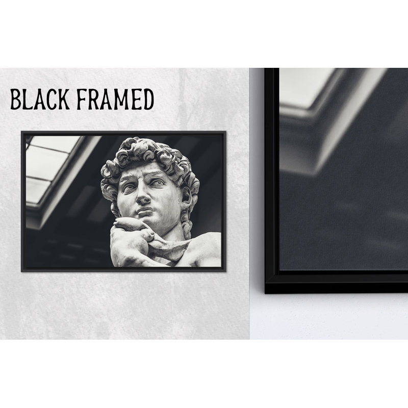 Art mural de Michelangelo, David, imprimé sur toile, décor élégant, 63,1 po H x 102,4 po l