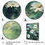 Fusion de marguerites blanches et vertes II sur toile-35197945-35197703