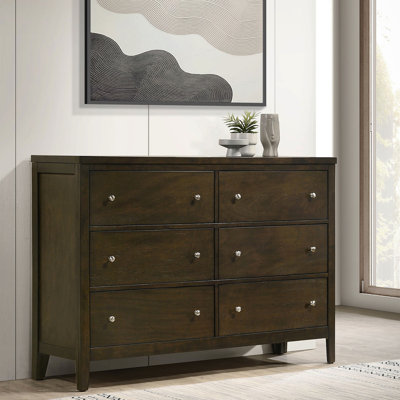 Commode 6 tiroirs Cappuccino