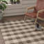 Tapis en laine / coton tissé à la main Vacaville gris clair / brun-22531759
