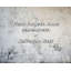 Citation artistique «La chair oublie. L'os se rappelle.» Toile tendue par Jefferson Bass Gallery