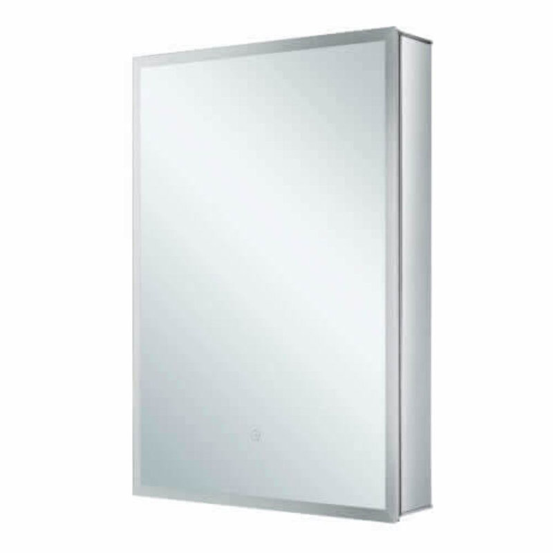 Armoire à pharmacie intelligente à DEL FINE FIXTURES Aura ™ avec chargement sans fil Qi, miroir anti-buée et éclairage 3 couleurs à intensité variable