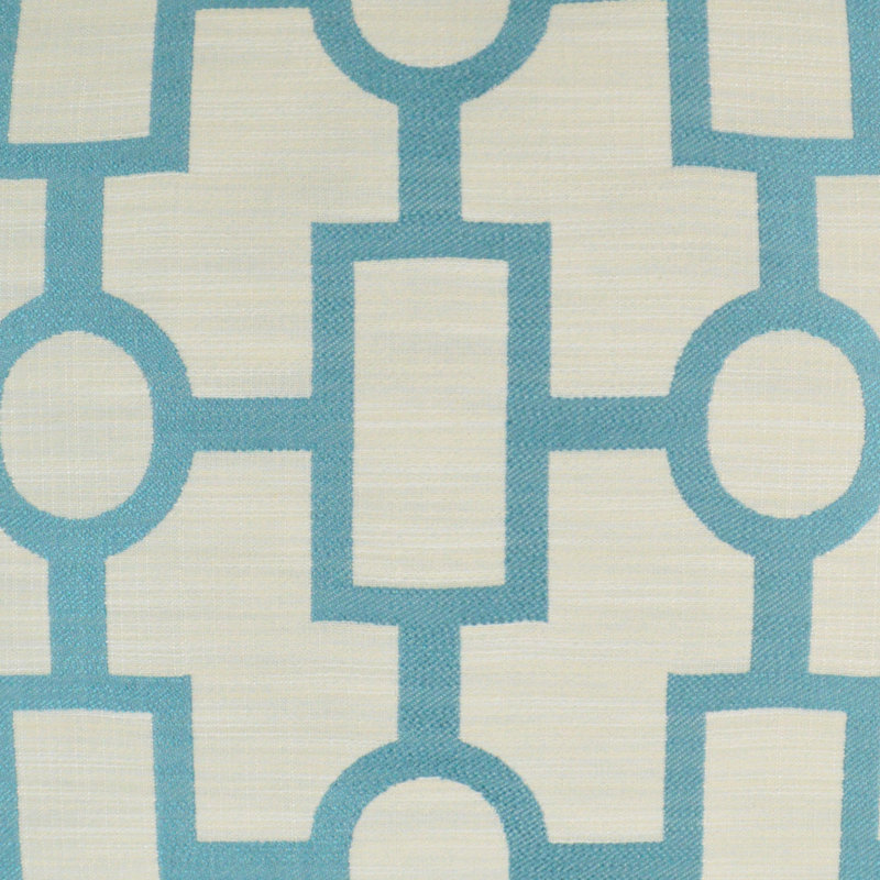 Ellington Pillow Cover & Insert, Turquoise, Square 22"