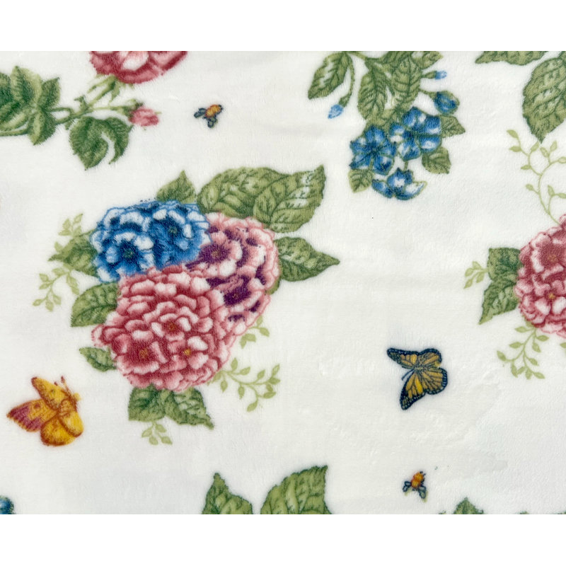 Lenox Butterfly Meadow Hydrangea Throw
