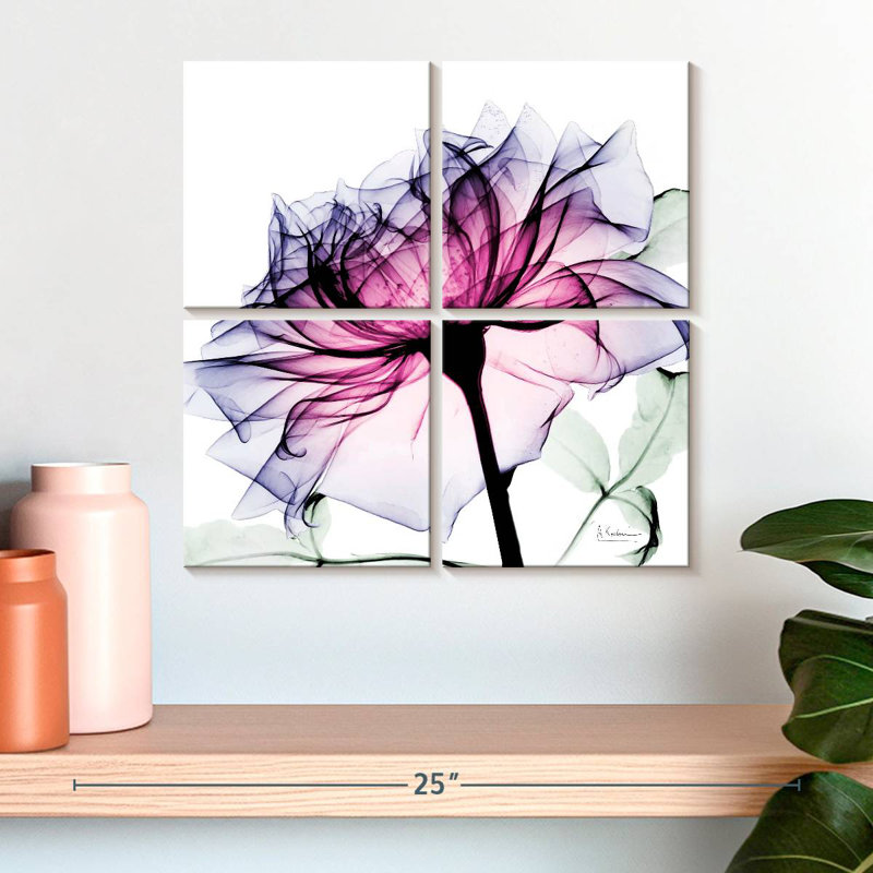 Harnek Leni Rose I, 18" H x 18" W