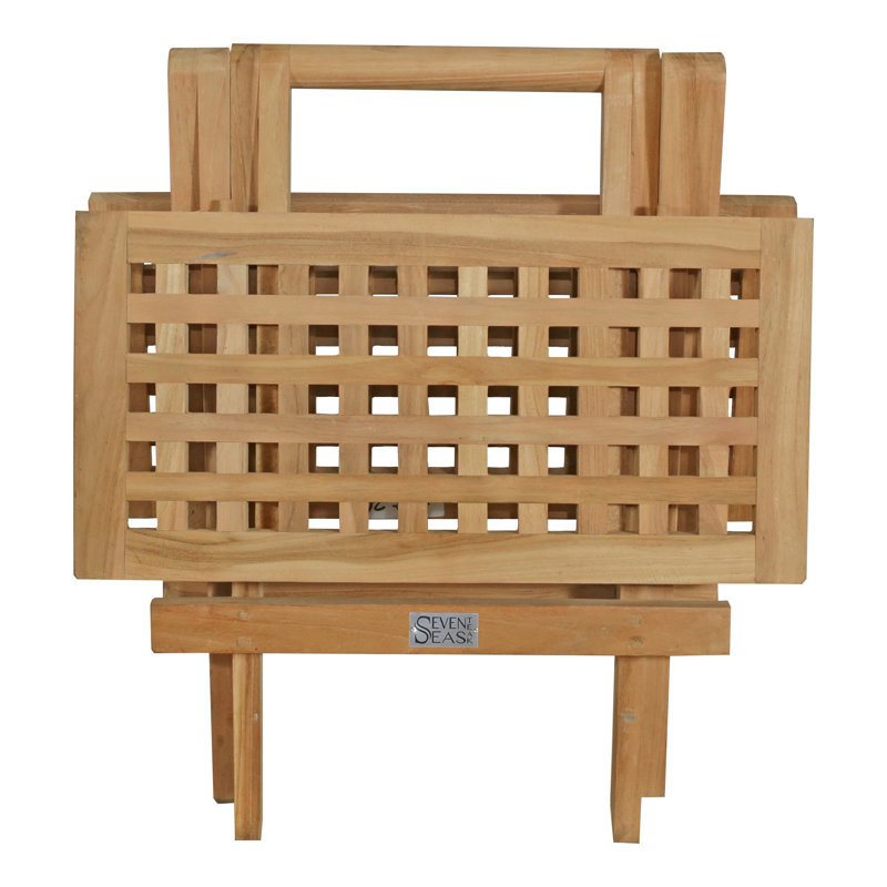 Table d’appoint en bois massif Haslett