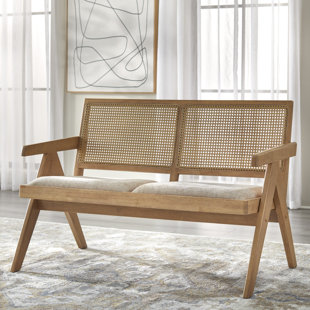 Banc avec accoudoirs Baywood Cane
