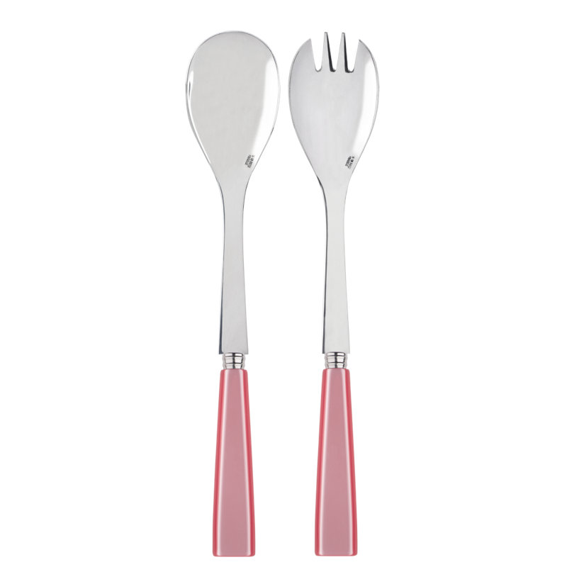 Sabre Paris - Salad Cutlery Set Icône, Soft Pink