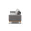 Jeff 3 Seater Twill Textured Weave Sofa Bed-1395085964