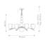 Vancleave 8 - Light Shaded Chandelier-12644276