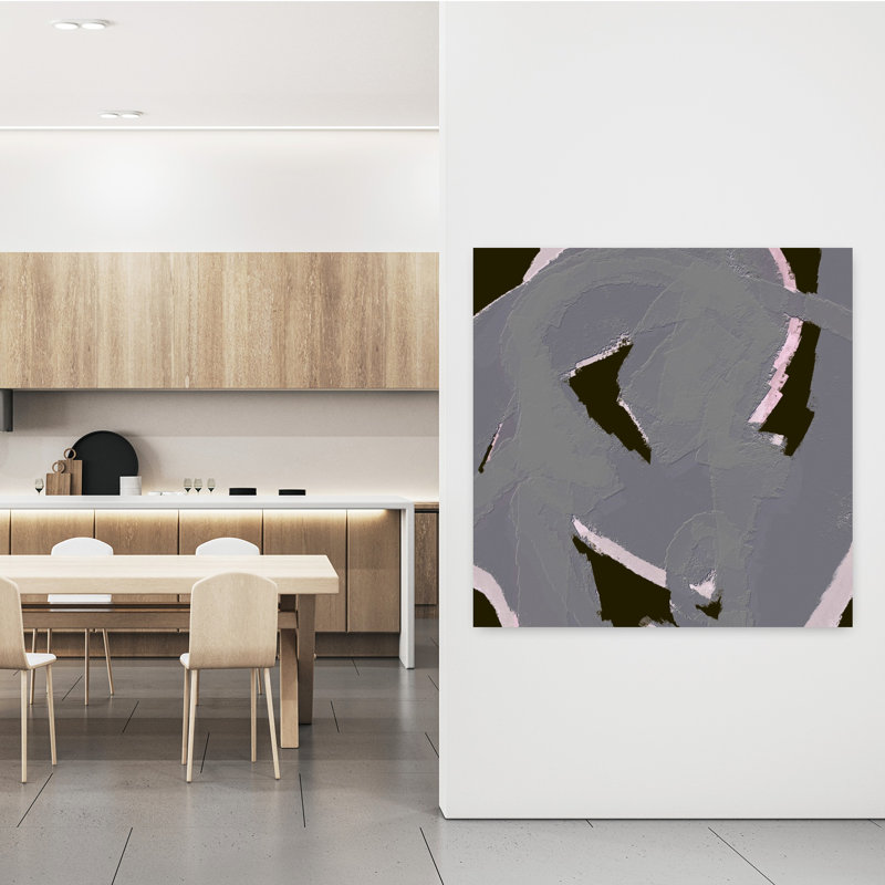 Art contemporain, art contemporain abstrait, H 48 po x l 48 po