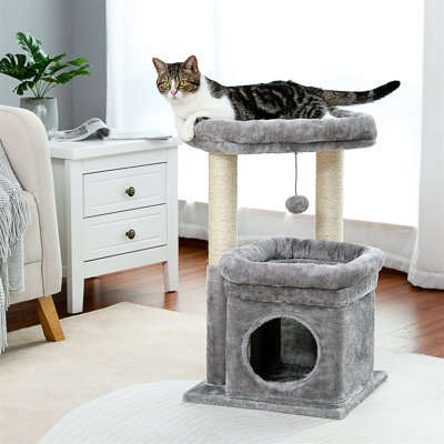 Tour d'intérieur pour chat en sisal naturel