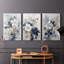 Floral Study Series CIV - Ensemble de toiles tendues avec châssis Premium - Prêt à être accroché-1924880587