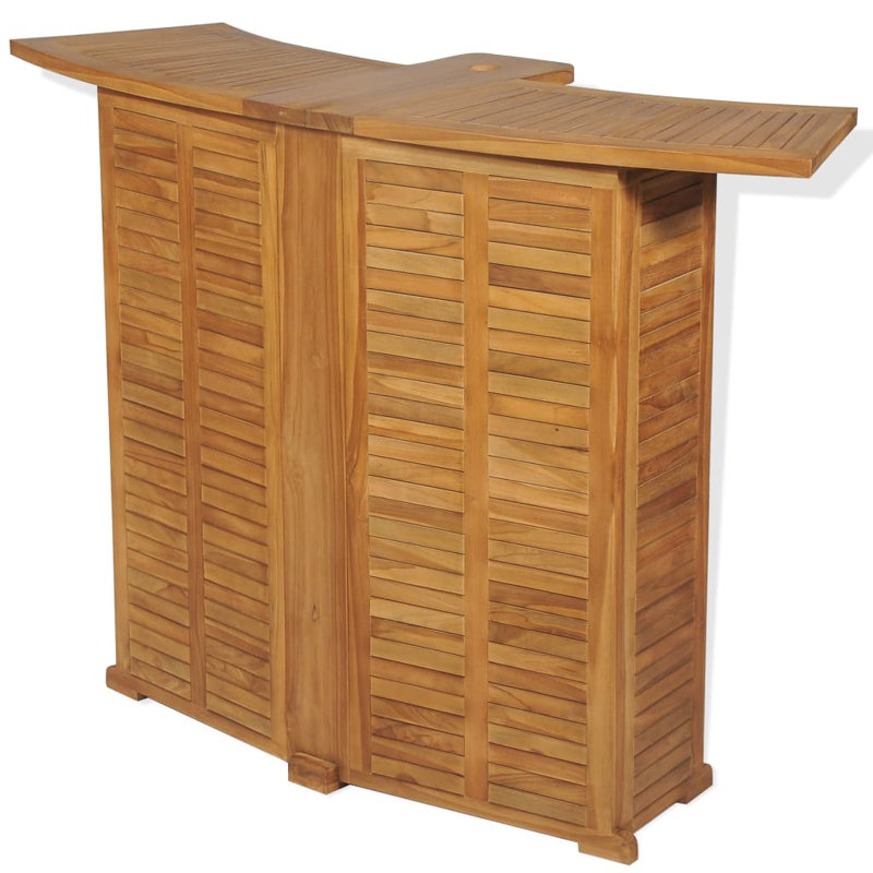 De Luca Folding Teak Bar Table