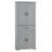Spacious Grey Bathroom Storage Cabinet With Doors, Drawer, And Adjustable Shelf For Enhanced Organization