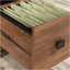 Bureau d'ordinateur, finition brune