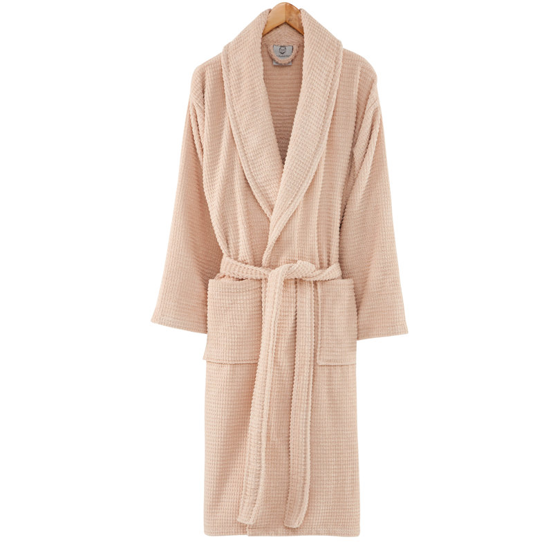 Peignoir 100% coton éponge, S, Rose