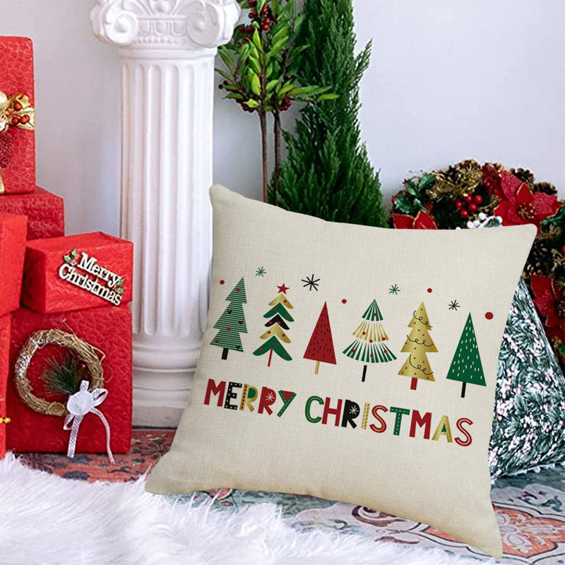Housse de coussin d'intérieur 100% lin 