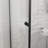 36 in. W x 72 in. H Rectangular Pivot Opening Frameless Corner Shower Enclosure with 1/4 in. Clear Tempered Glass