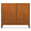 Armoire de rangement de style Mid-Century moderne en bois franc massif avec portes coulissantes et tiroirs Harper-2082333776
