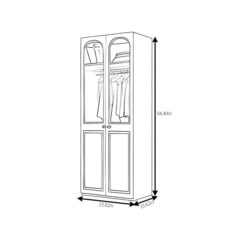 Marshallville, 95" H x 24" W x 24" D
