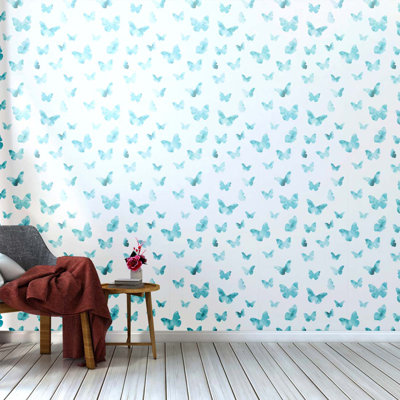 Ombre 10.5'' L X 24" W Peel And Stick Wallpaper Roll