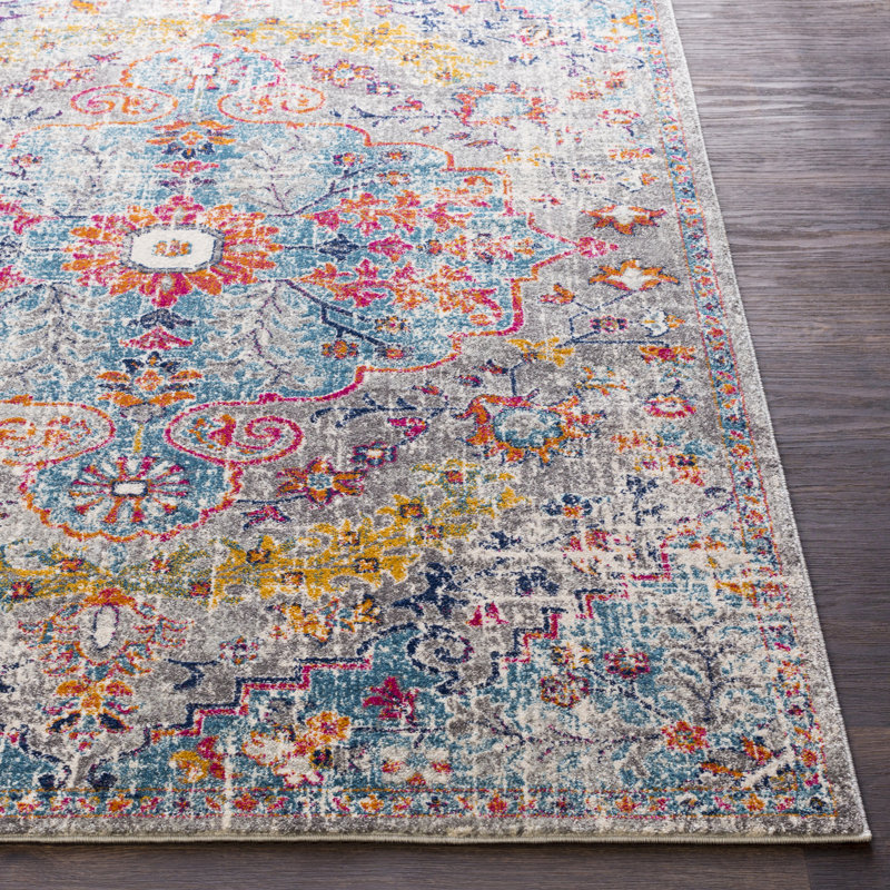 Carytown Power Loom Beige/Mustard Area Rug, Rectangle 119 x 170cm