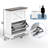 Elegant American-style Flip-drawer Shoe Cabinet With Double-layer Storage
