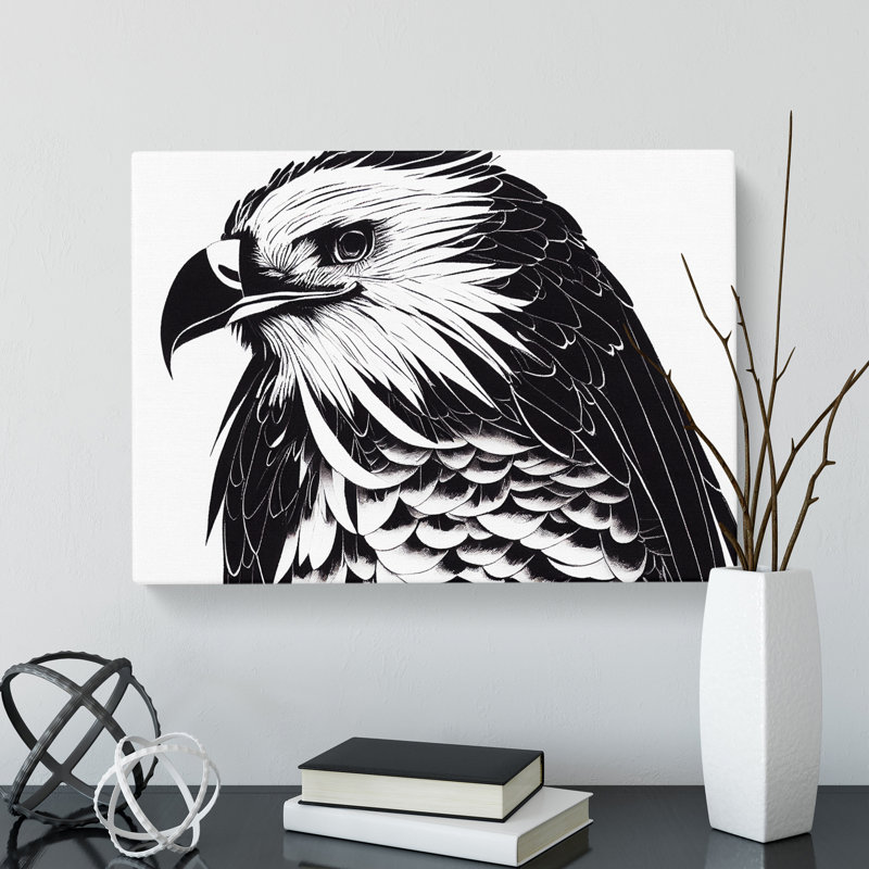 Tremendous Eagle Bird - Wrapped Canvas, 50cm H x 76cm W x 3cm D