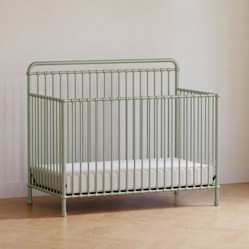 Winston 4-Conversion Steel Convertible Crib, Heirloom Sage