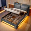 Upholstered Ottoman Storage Bed-1554806100-1554806101